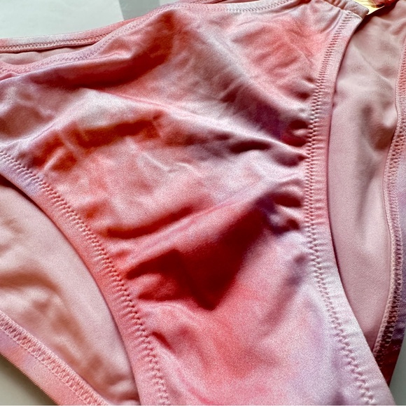 Victoria's Secret Swim V-Hardware Cheeky Bikini Bottom Pink Womens Size XL NEW - Picture 3 of 7